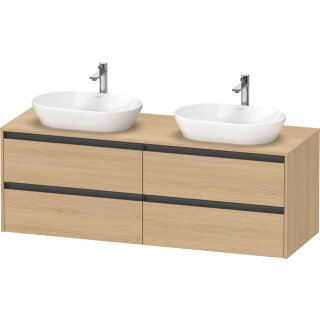 DURAVIT K24899B30300000 Konsolen-WTU wandhängend Ketho2 550x1