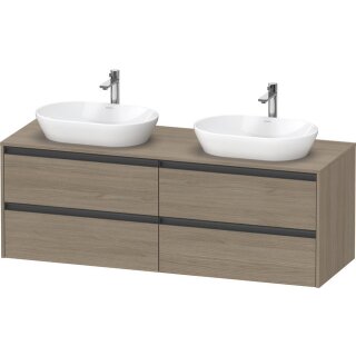 DURAVIT K24899B35350000 Konsolen-WTU wandhängend Ketho2 550x1