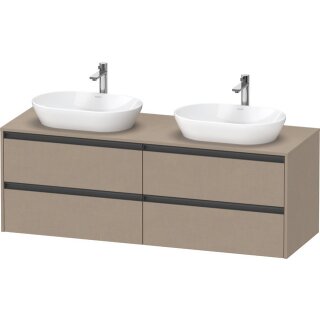 DURAVIT K24899B75750000 Konsolen-WTU wandhängend Ketho2 550x1