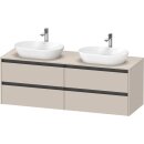 DURAVIT K24899B91910000 Konsolen-WTU wandh&auml;ngend...