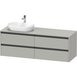 DURAVIT K24899L07070000 Konsolen-WTU wandhängend Ketho2 550x1