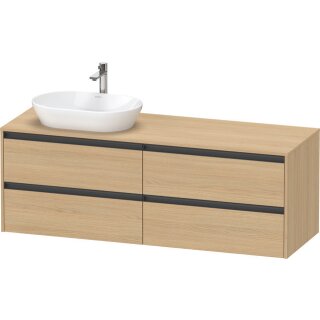 DURAVIT K24899L30300000 Konsolen-WTU wandhängend Ketho2 550x1