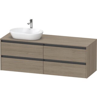 DURAVIT K24899L35350000 Konsolen-WTU wandhängend Ketho2 550x1