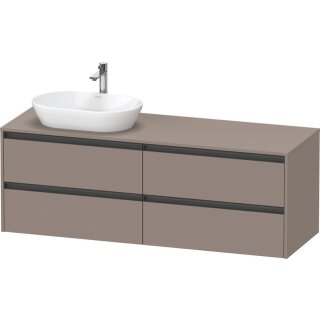 DURAVIT K24899L43430000 Konsolen-WTU wandhängend Ketho2 550x1