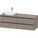 DURAVIT K24899L43430000 Konsolen-WTU wandh&auml;ngend...