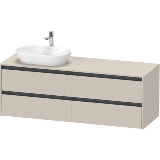 DURAVIT K24899L91910000 Konsolen-WTU wandhängend Ketho2 550x1