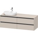 DURAVIT K24899L91910000 Konsolen-WTU wandh&auml;ngend...