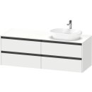 DURAVIT K24899R18180000 Konsolen-WTU wandh&auml;ngend...