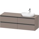 DURAVIT K24899R43430000 Konsolen-WTU wandh&auml;ngend...