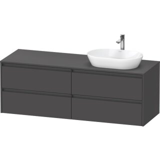 DURAVIT K24899R49490000 Konsolen-WTU wandhängend Ketho.2 550x