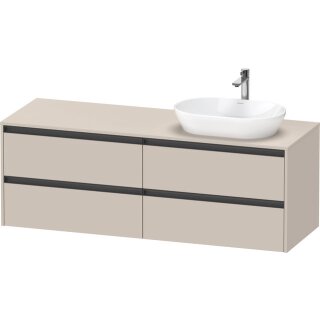 DURAVIT K24899R91910000 Konsolen-WTU wandhängend Ketho.2 550x