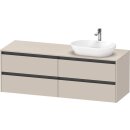 DURAVIT K24899R91910000 Konsolen-WTU wandh&auml;ngend...