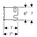 Geberit 461147001  GIS Montageplatte f&uuml;r
