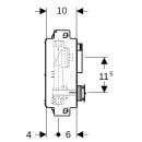 Geberit 461131001 GIS Montageplatte mit 2