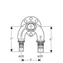 Geberit 603275005  Mepla Doppelanschlusswinkel 90Gr