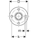 Geberit 33732  Mapress Edelstahl Flansch PN 10/16