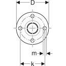 Geberit 33752 Bride en acier inoxydable Mapress pn 10/16