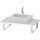 DURAVIT LC106C08484 L-Cube KS 800-2000x550x30mm, ws