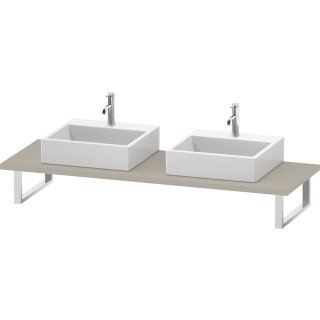 DURAVIT LC107C08383 L-Cube KS 800-2000x550x30mm, Taupe