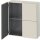 DURAVIT LC116708383 L-Cube HHS, 700x243x800mm, T&uuml;. 2,