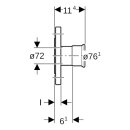 Geberit 23749  Mapress C-Stahl Flansch PN 6