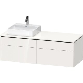 DURAVIT LC4870L85850000 Konsolen-WTU wh L-Cube 550x1400x482mm