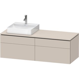 DURAVIT LC4870L91910000 Konsolen-WTU wandhängend L-Cube 550x1