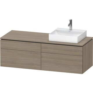 DURAVIT LC4870R35350000 Konsolen-WTU wandh. L-Cube 550x1400x4