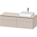 DURAVIT LC4870R83830000 L-Cube KWTU wh 1420x550x482mm, Taupe