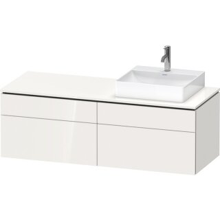 DURAVIT LC4870R85850000 Konsolen-WTU wh L-Cube 550x1400x482mm