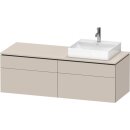 DURAVIT LC4870R91910000 Konsolen-WTU wandh. L-Cube...