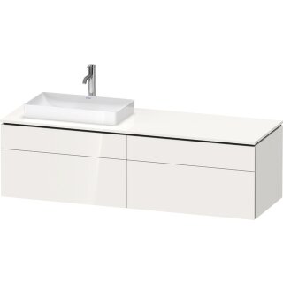 DURAVIT LC4871L22220000 Konsolen-WTU wh L-Cube 550x1600x482mm