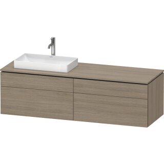 DURAVIT LC4871L35350000 Konsolen-WTU wandhängend L-Cube 550x1