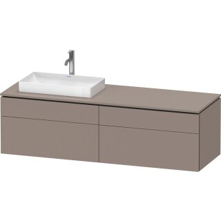 DURAVIT LC4871L43430000 Konsolen-WTU wandhängend L-Cube 550x1