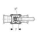 Geberit 92107 Robinet &agrave; tournant sph&eacute;rique Mapress npw, avec levier Bet
