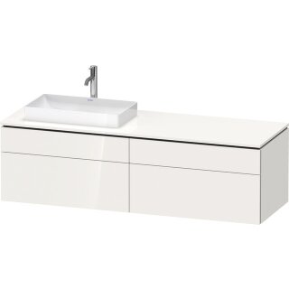 DURAVIT LC4871L85850000 Konsolen-WTU wh L-Cube 550x1600x482mm