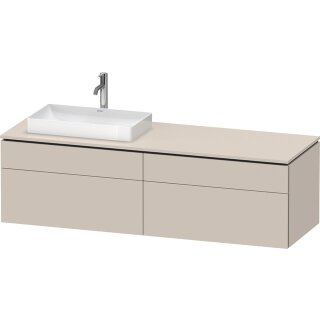 DURAVIT LC4871L91910000 Konsolen-WTU wandhängend L-Cube 550x1