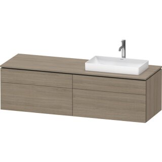 DURAVIT LC4871R35350000 Konsolen-WTU wandhängend L-Cube 550x1