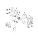 Geberit 616003001 Wasserz&auml;hlerstrecke mit UP-Kugelhahn