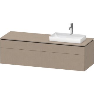 DURAVIT LC4871R75750000 Konsolen-WTU wandhängend L-Cube 550x1