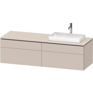 DURAVIT LC4871R83830000 L-Cube KWTU wh 1620x550x482mm, Taupe