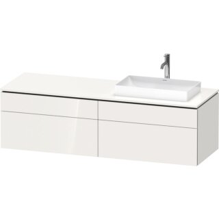 DURAVIT LC4871R85850000 Konsolen-WTU wh L-Cube 550x1600x482mm