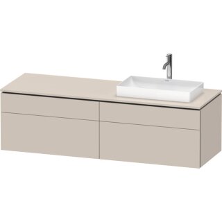 DURAVIT LC4871R91910000 Konsolen-WTU wandhängend L-Cube 550x1