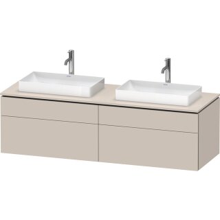 DURAVIT LC4873B91910000 Konsolen-WTU wandhängend L-Cube 550x1