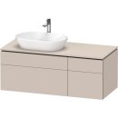 DURAVIT LC4876083830000 L-Cube KWTU wh 1220x550x482mm, Taupe