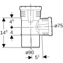 Geberit 393449141 Silent-Pro Abzweig