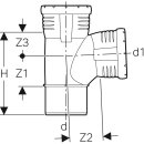 Geberit 393650141  Silent-Pro Bogenabzweig