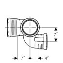 Geberit 393564141  Silent-Pro Schachtbogenabzweig