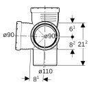 Geberit 393550141  Silent-Pro Eckabzweig