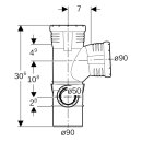 Geberit 393470141  Silent-Pro Kombibogeneckabzweig